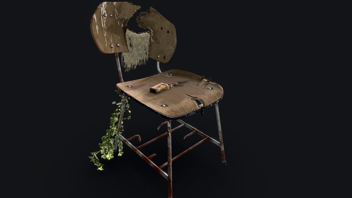 Abadonned chair 3D Model