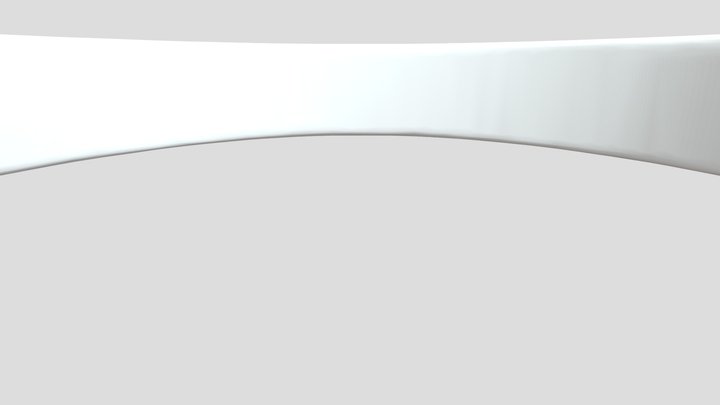 Protea Leaf Cushion Dress Ring 3D Model