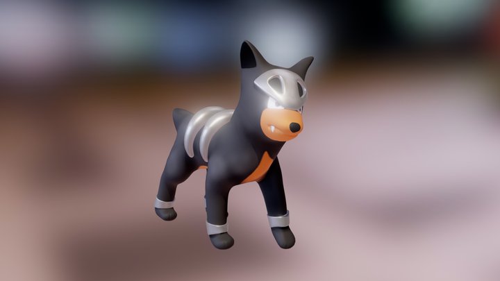Houndour  3D Model