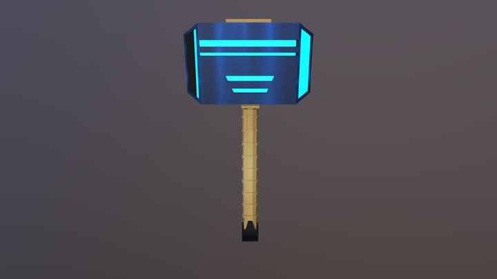 Thor Hammer 3D Model