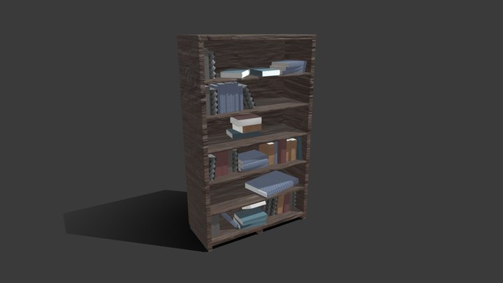 Bookcase 3D Model