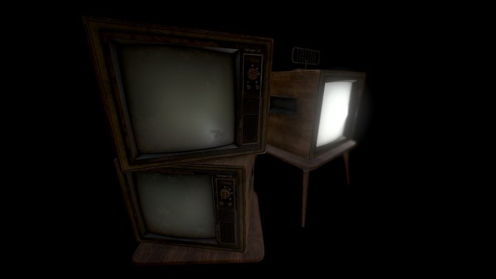 Old TV 3D Model
