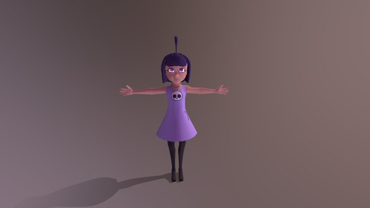Kira the Reaper 3D Model