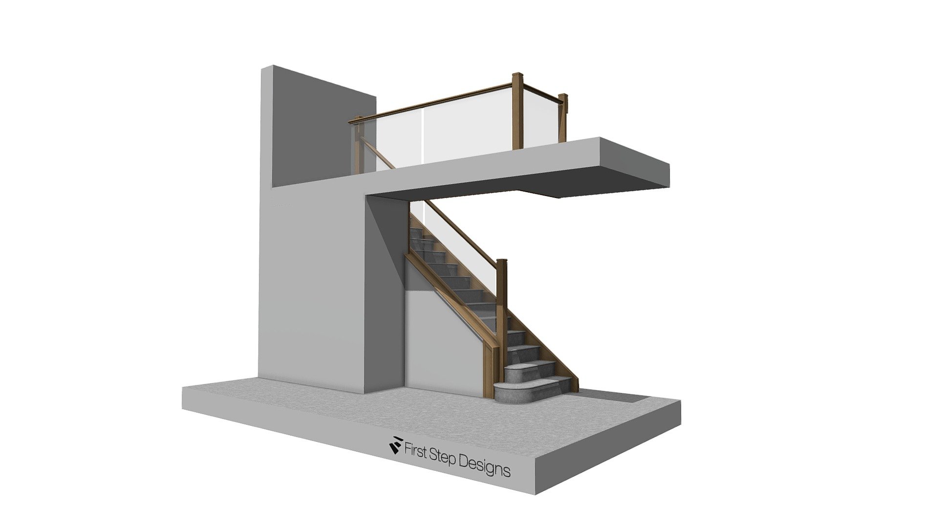 J Baron Revised Design Staircase renovation