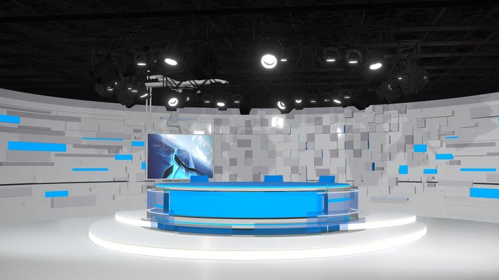 Virtual Studio 02 PBR 3D Model