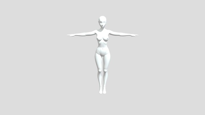 Woman Base 3D Model
