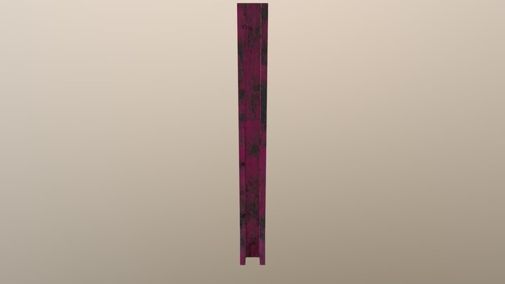 pink pillar 3D Model