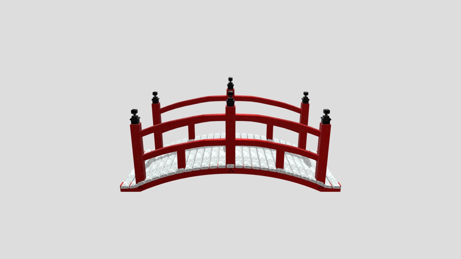 Traditional Japanese Bridge Download Free 3D model by matthewnixon