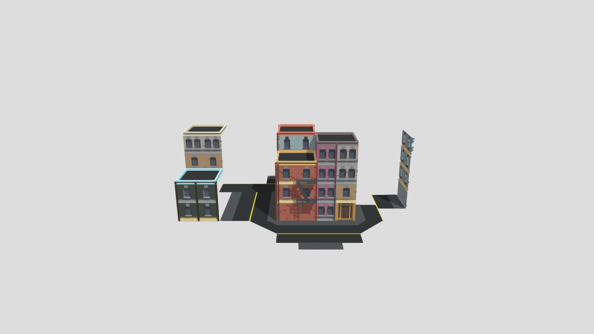 Buildings - 3D model by pranshu.intern [7a59d94] - Sketchfab