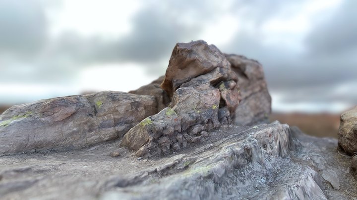 Rocks from Vasquez Rocks National Park 3D Model