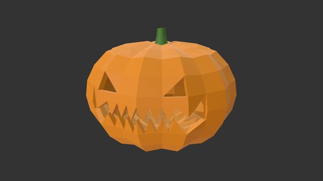 Evil Pumpkin 3D Model
