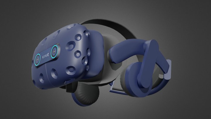 VIVE Pro Eye 3D Model