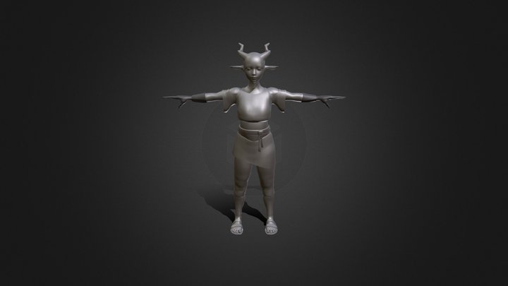 Fantasy Character 3D Model
