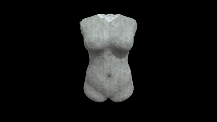 Torso Statue 1 3D Model
