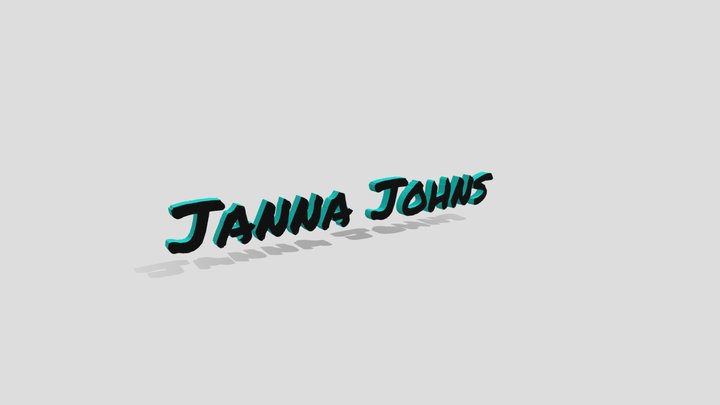 Week1 Signature Johns Janna 3D Model