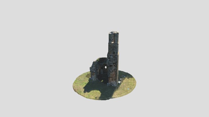 Chapelle Saint-Martin de Saint-Victor-la-Coste 3D Model