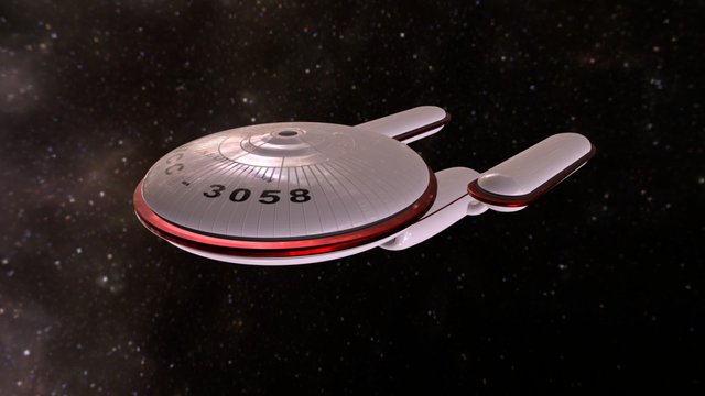 Trek Ship Mk4 3D Model