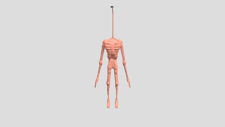 light head horror skunx sharpened texture 3D Model