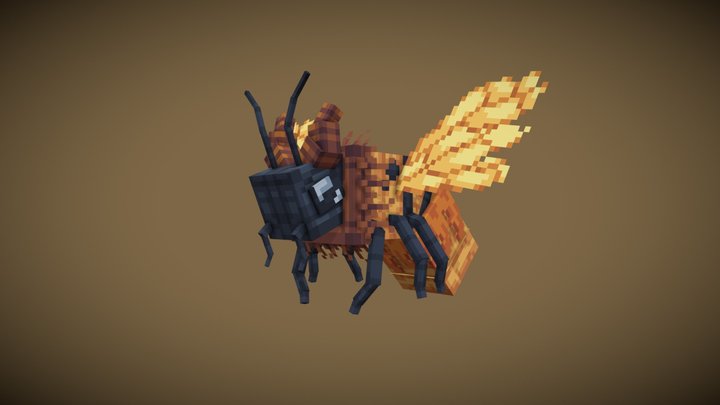 Bee queen 3D Model