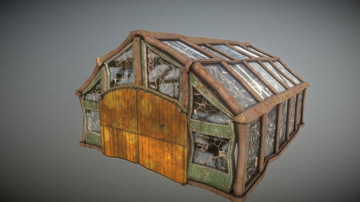Estufa De Plantas 3D Model