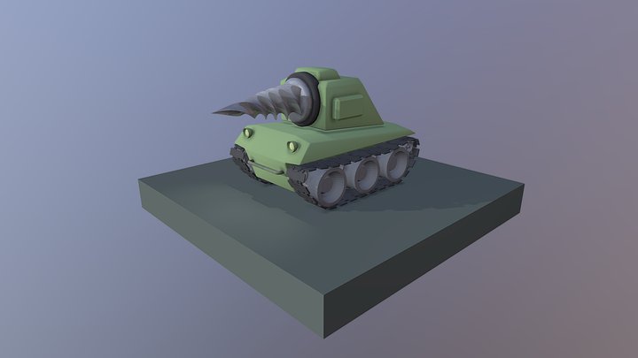 Driller tank 3D Model