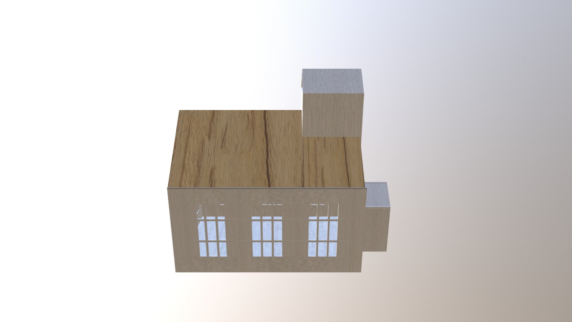 White wood american church