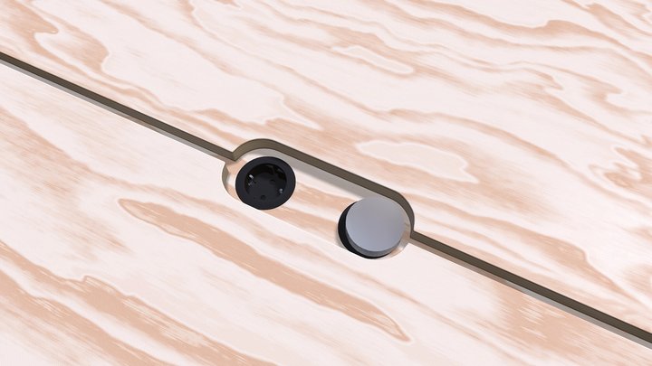 Desk 3D Model