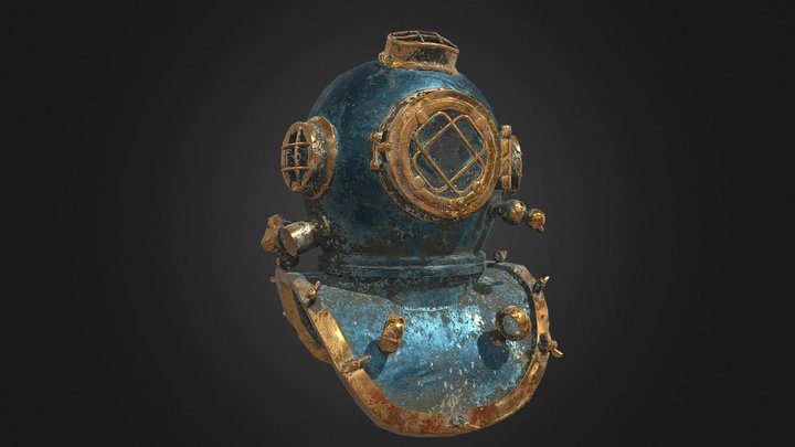 shallow water helmet 0316 3D Model