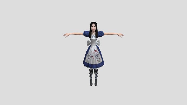 Alice_madness_returns_with_bones 3D Model