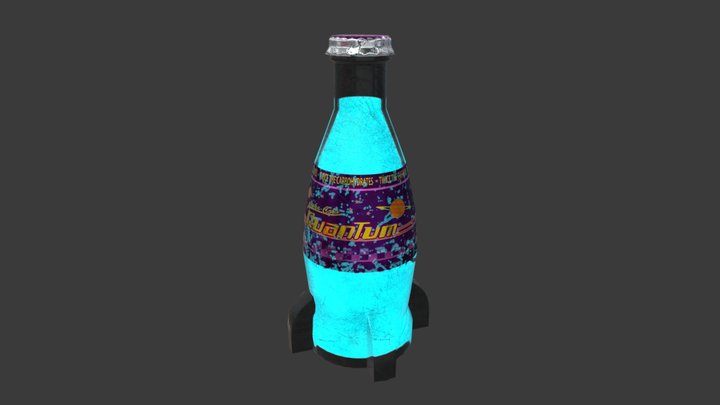 Nuka Cola Quantum Game Asset 3D Model