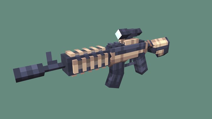 Assault Rifle [ M4A4 ] 3D Model