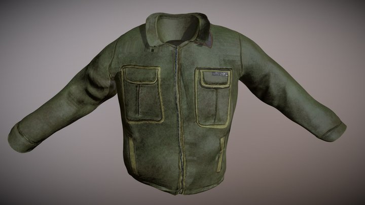 JacketGreen6 3D Model