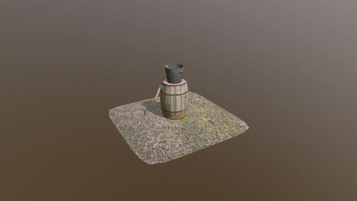 Forest Loner - 3 Simple props 3D Model