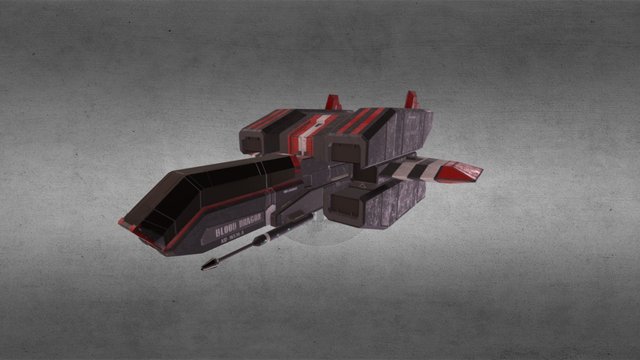 Blood Dragon  ASF-16536-A 3D Model