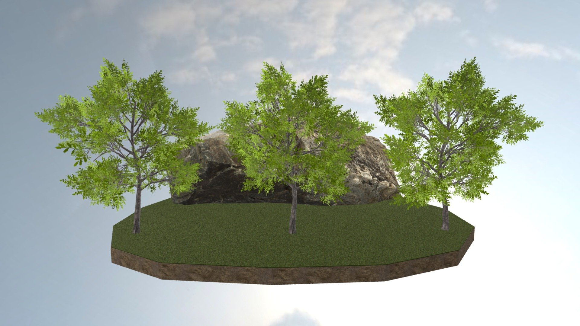 Oak Trees FREE Low Poly