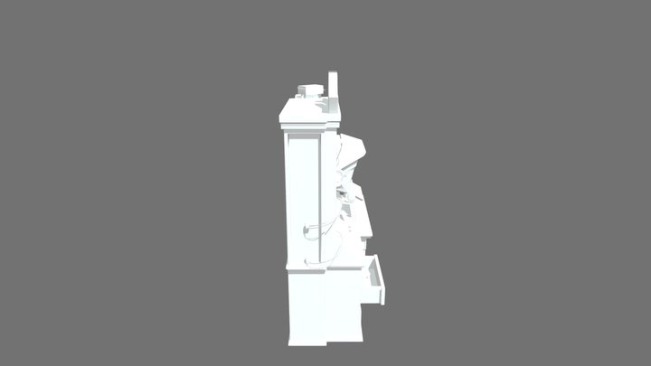 Desk 3D Model