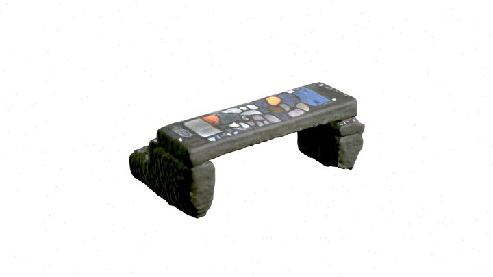 Towpath bench 3D Model