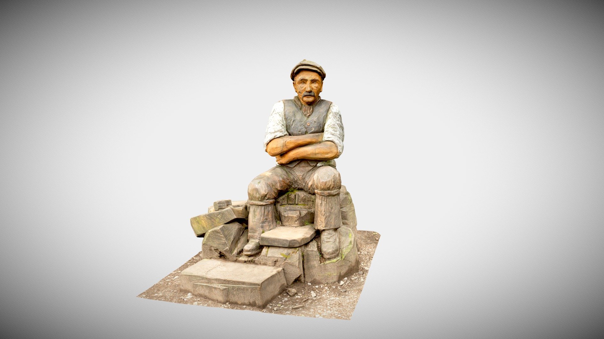 Old lime worker, Grinlow Woods, Buxton
