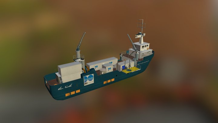 Ship - Boat 3D Model