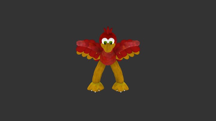 Kazooie La Bregull 3D Model