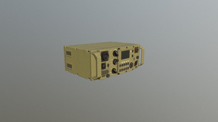 Radio 3D Model
