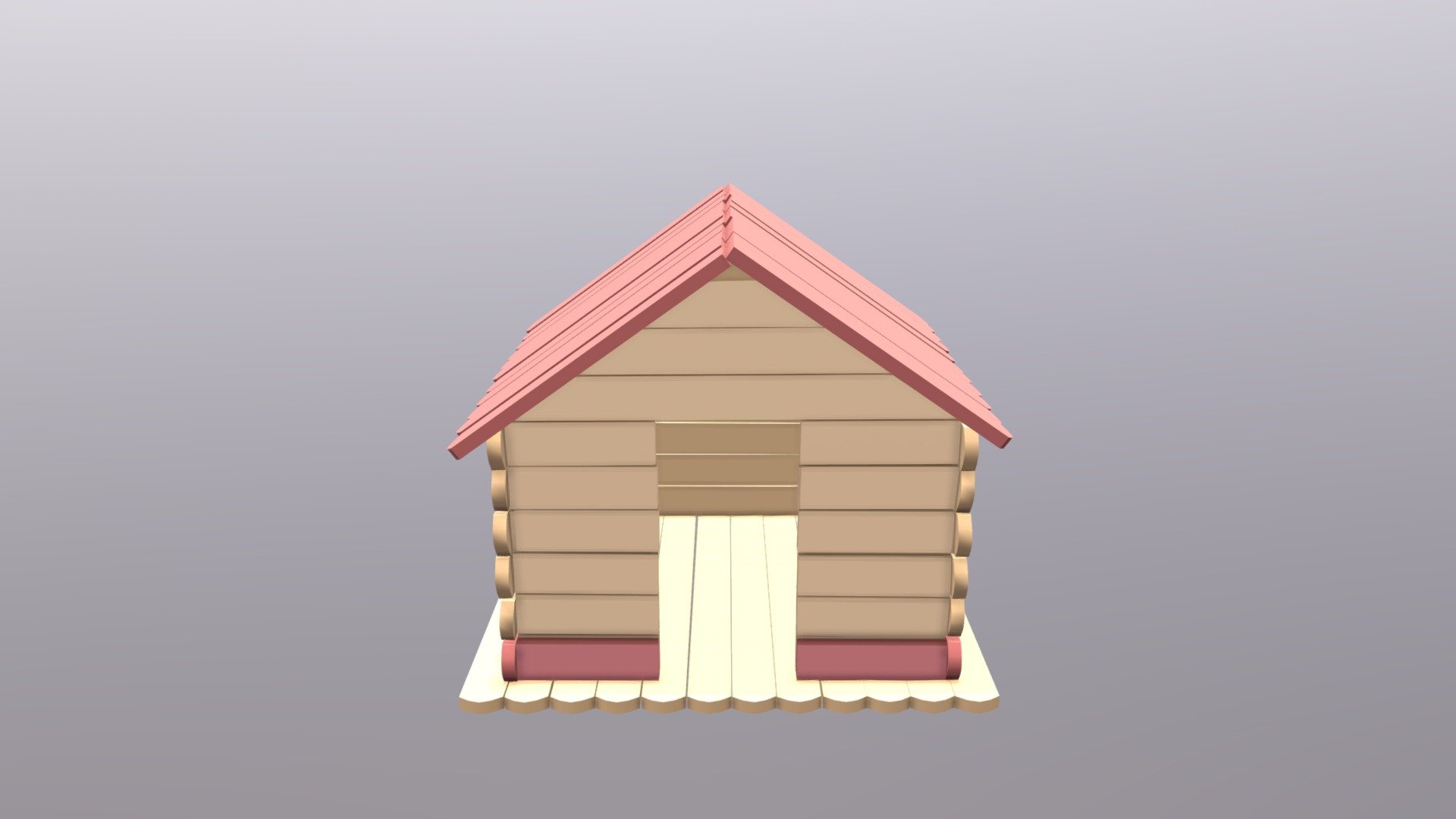 Miniature Wooden House (and its FREE)