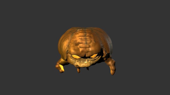 Crang The Pumpkin 3D Model
