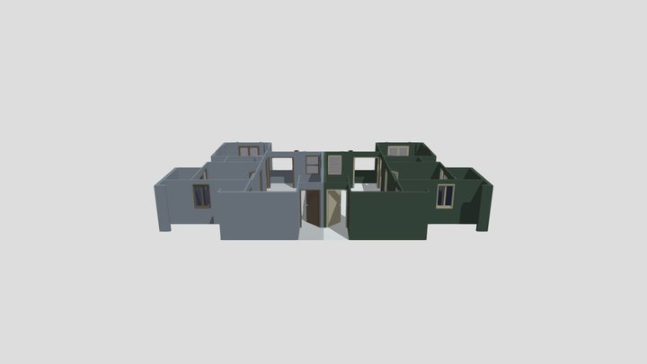 FDC AMAN Dhoadhi 2 Bedroom Apartment Model 3D Model