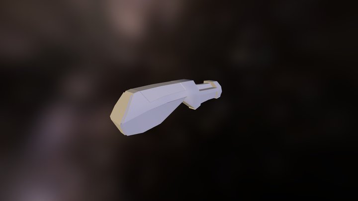 Futuristic gun 3D Model