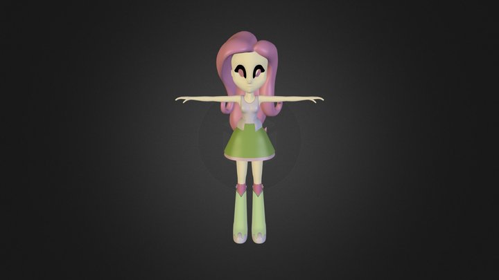 Fluttershy - EG RR (unfinished) 3D Model