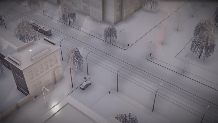 City scene 3D Model