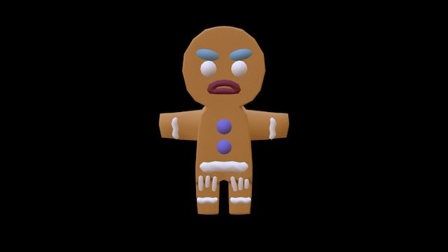 Gingerman 3D Model