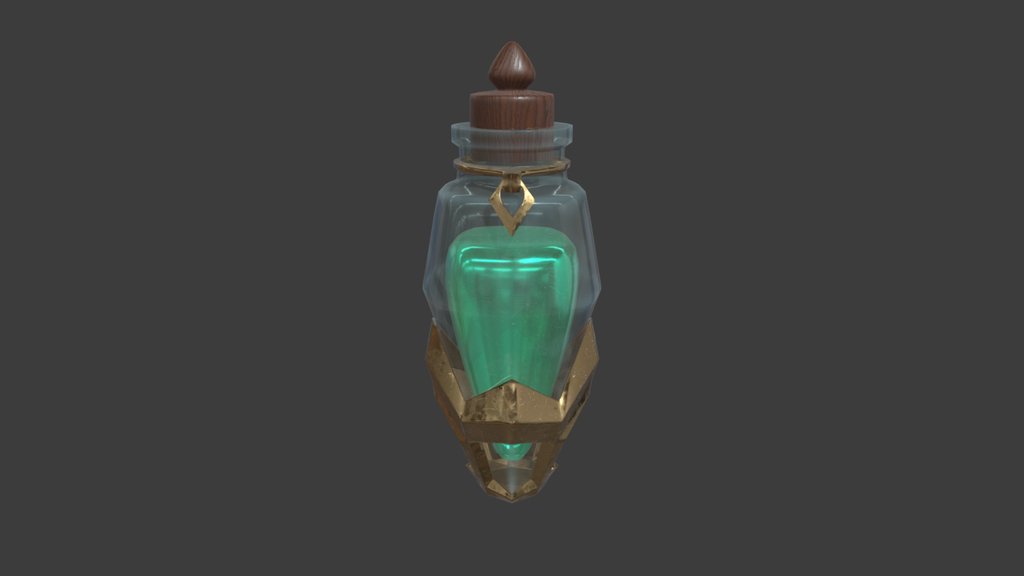 [Student Work] Green Potion Game Asset