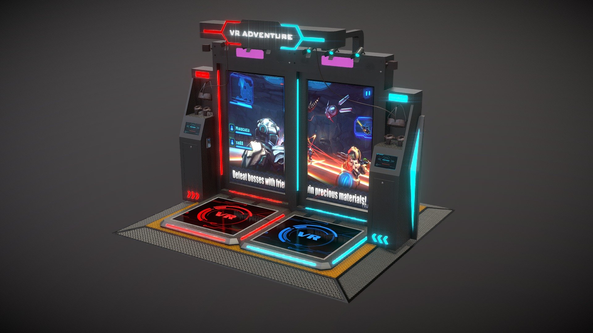 VR ADVENTURE Game Station - 3D by [7a751f8] - Sketchfab